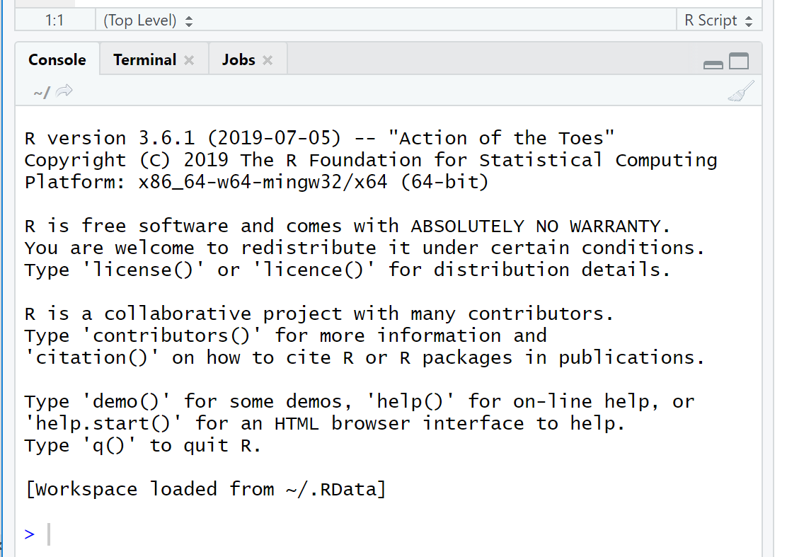 How to check your RStudio version is current.