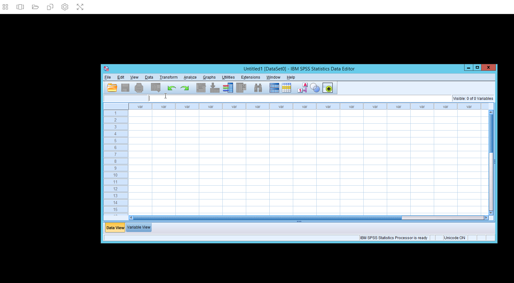 SPSS in AppStream